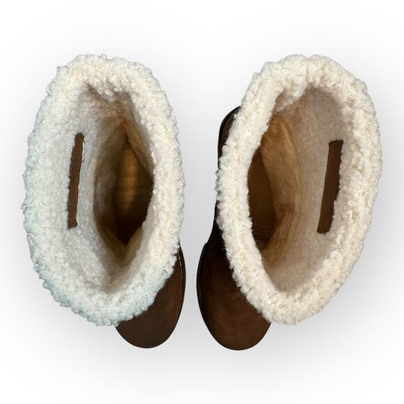 NEW Women’s Brown Sherpa Lined Boots 7.5–8 - Picture 4 of 7